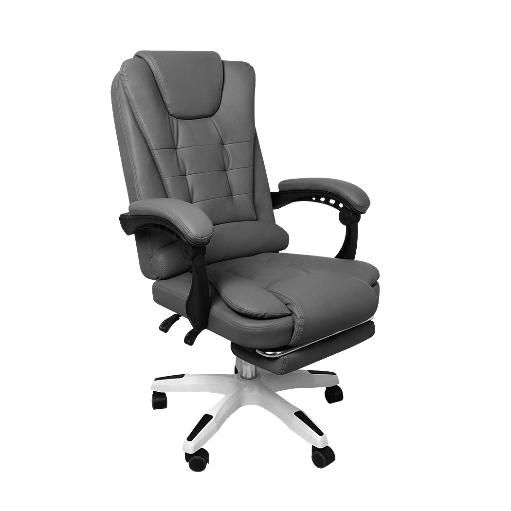 Levede Gaming Chair Office Computer Seat Racing PU Leather Executive Footrest